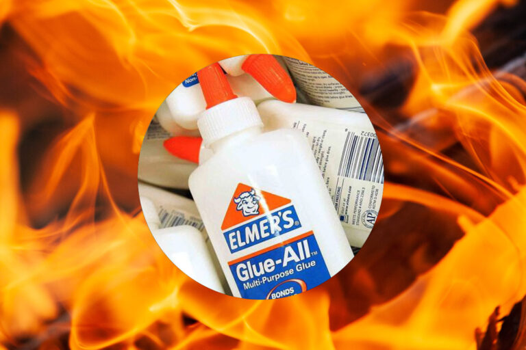 Flammable Dried Super Glue